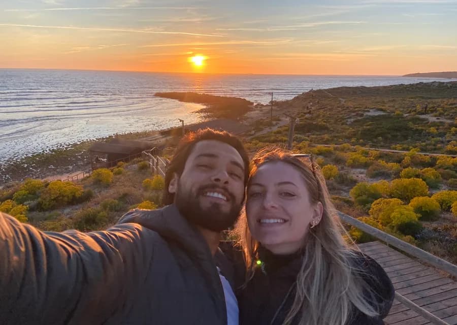 Jonas e Jéssica, fundadores da Atrative Travel Experience